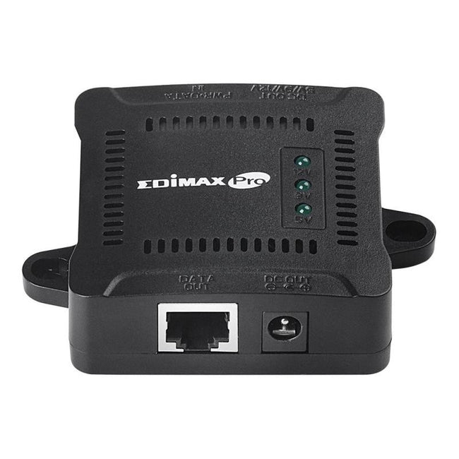 Divisor PoE+ Gigabit IEEE 802.3at con salida ajustable de 5, 9 o 12 V CC GP-101ST Edimax
