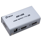 Multiplicador de Señal Hdmi - 1 Entrada 2 Salidas Hasta 4K*2 Longitud Máxima Salida 25 m Alimentación DC 5 V