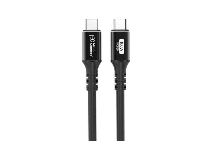 Cable USB-C de 1 m, 100W, 40Gbps, USB4 Gen 3x2