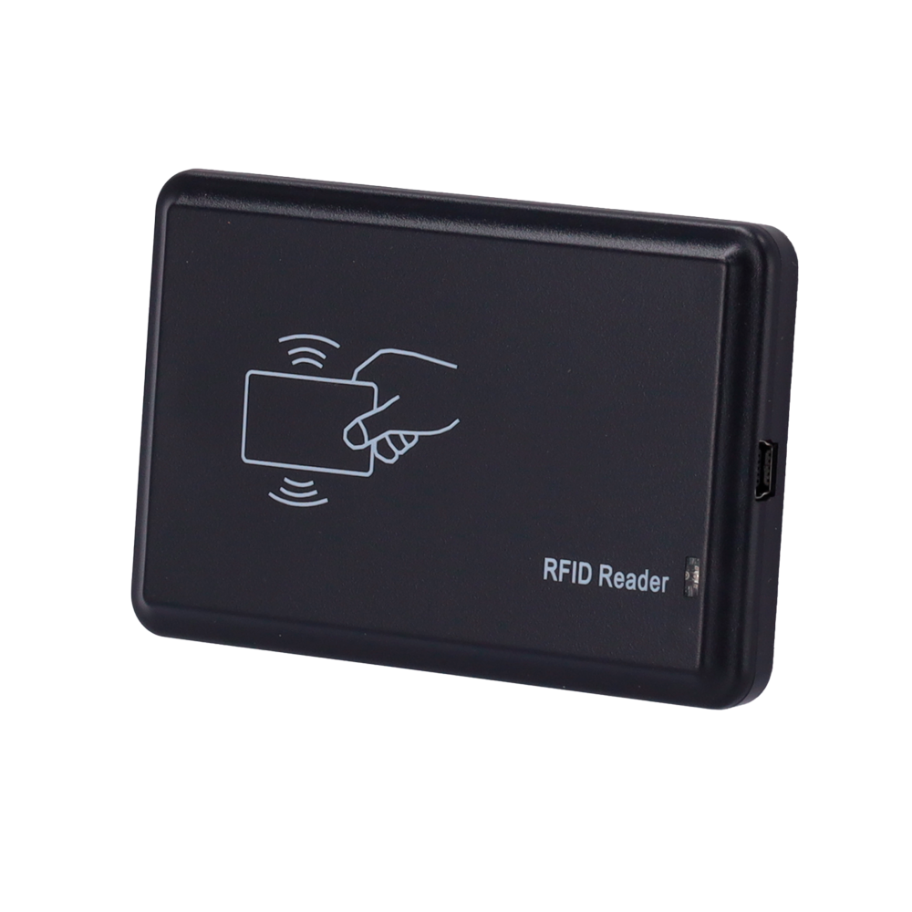 USB card reader - Mifare 13.56MHz cards - USB communication - Keyboard simulation - Plug &amp; Play - Compatible with software