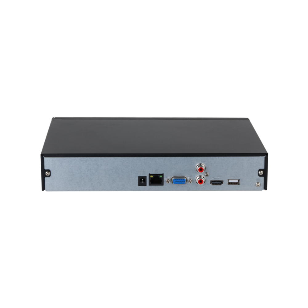 8-channel NVR, 144Mbps, H265, HDMI, 8 PoE, 1 HDD, AI