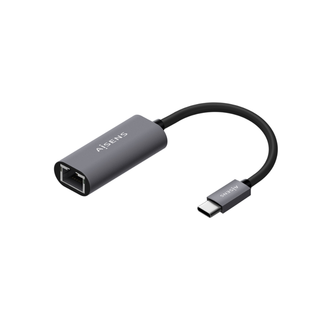 Conversor Aisens A109-0709 USB-C a Ethernet Gigabit 10/100/1000 Mbps