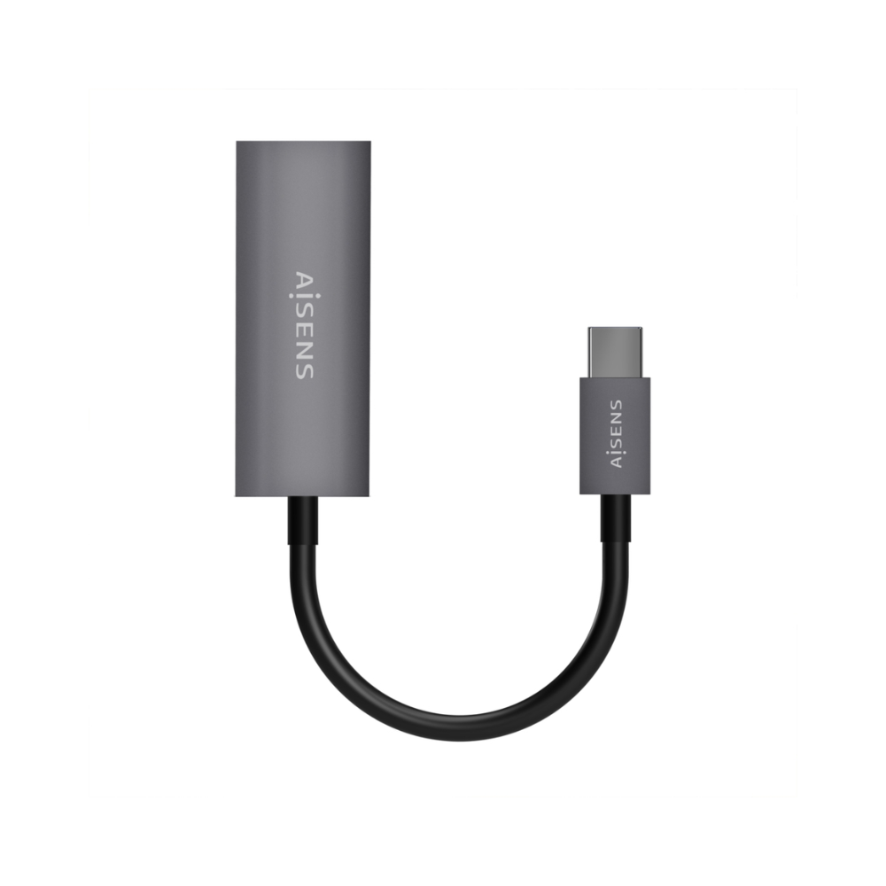 Conversor Aisens A109-0709 USB-C a Ethernet Gigabit 10/100/1000 Mbps