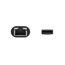 Conversor Aisens A109-0709 USB-C a Ethernet Gigabit 10/100/1000 Mbps