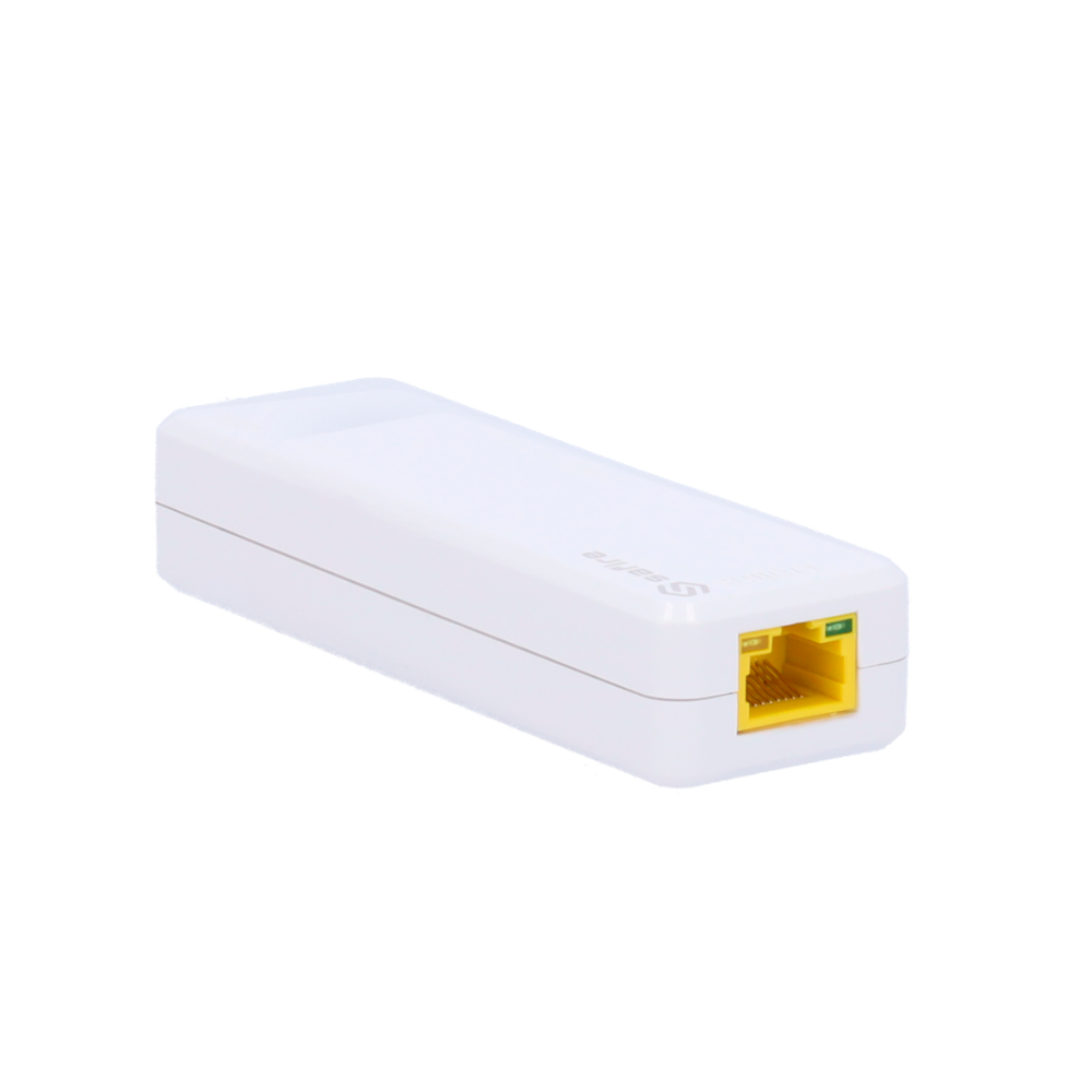 Extensor PoE de Exterior Safire SF-POE-EXT0302-60W (1 Entrada Hi-PoE 60W a 2 Salidas PoE)