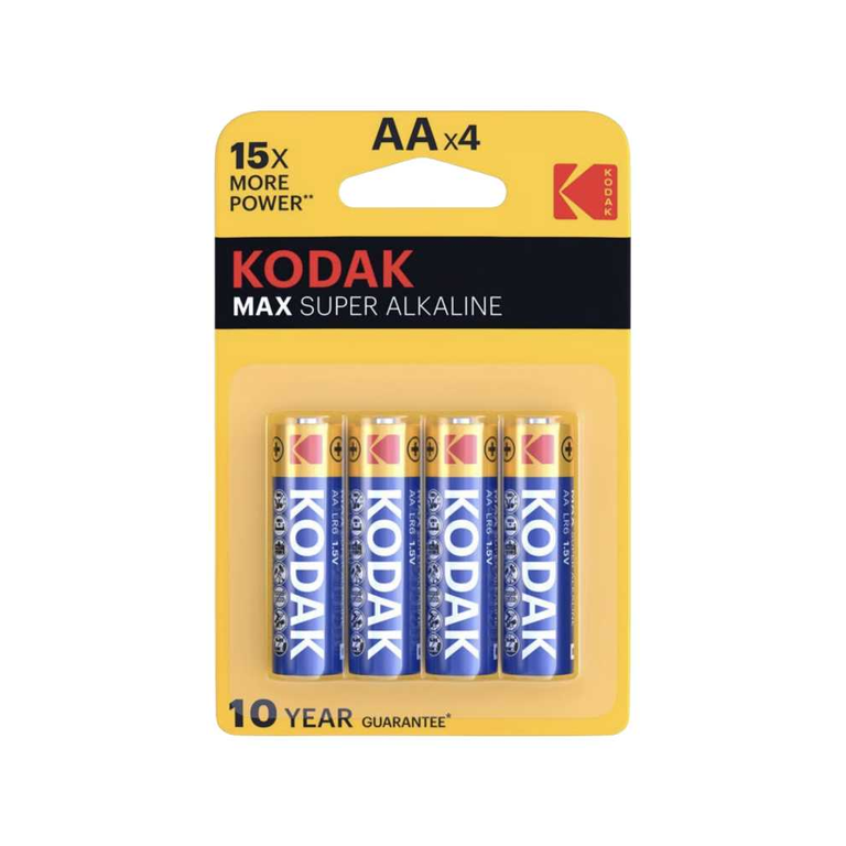 Kit 4 Pilas Alcalinas Kodak LR6-AA