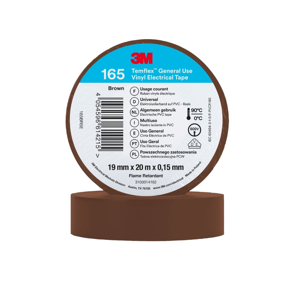 Cinta Aislante Temflex 165 PVC 19mm x 20mm