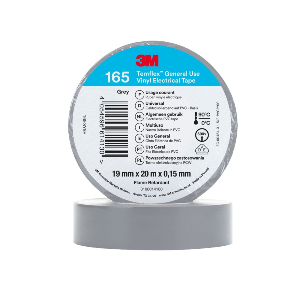 Cinta Aislante Temflex 165 PVC 19mm x 20mm
