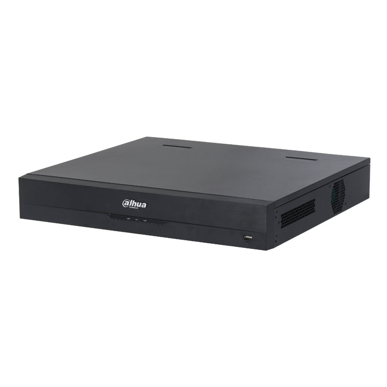 64-Channel Recorder - NVR 64ch 384Mbps H265 2xHDMI 16PoE 4HDD I/O AI