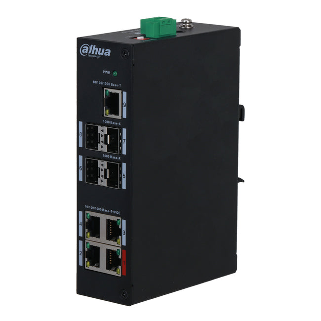 PoE Switch 4 ports 10/100/1000 +1 Uplink Gigabit +4SFP 96W 802.3at Layer 2