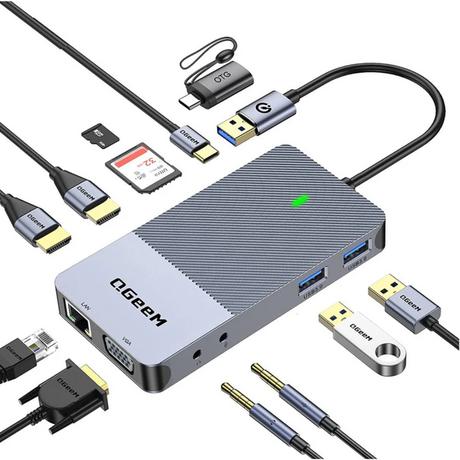 USB 3.0 Triple Display Docking Station