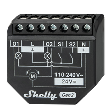 Relé Inteligente WiFi Shelly 2PM Gen3 – Persianas y 2 Canales