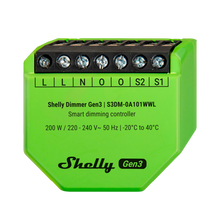 Regulador de Luz WiFi Shelly Dimmer Gen3 – Sin Neutro