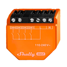 Controlador de Escenas WiFi Shelly i4 Gen3 – 4 Entradas