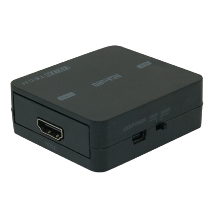 Mini Conversor de Vídeo Compuesto RCA a HDMI con Escalador