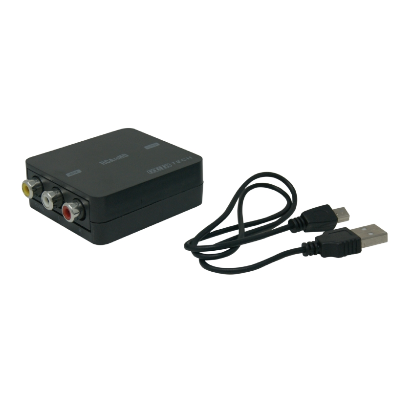 Mini Conversor de Vídeo Compuesto RCA a HDMI con Escalador