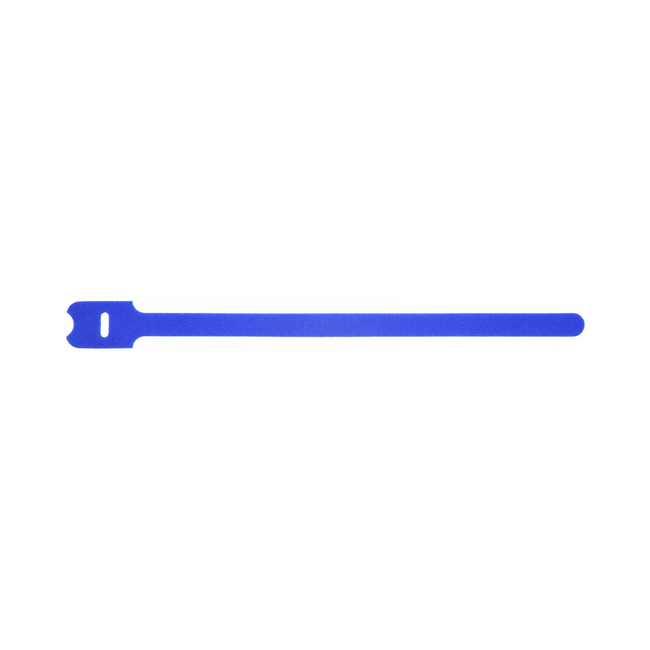Bridas de velcro reutilizables azules de 20 cm