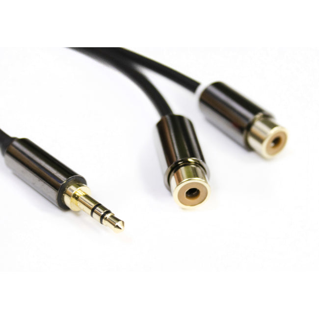 Cable Minijack Macho a 2xrca Hembra 
