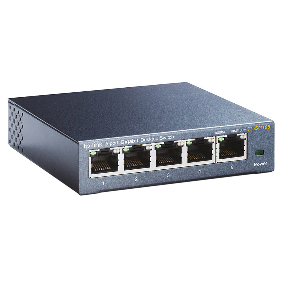 Switch Gigabit TP-Link TL-SG105, 5 Puertos, Carcasa Metálica
