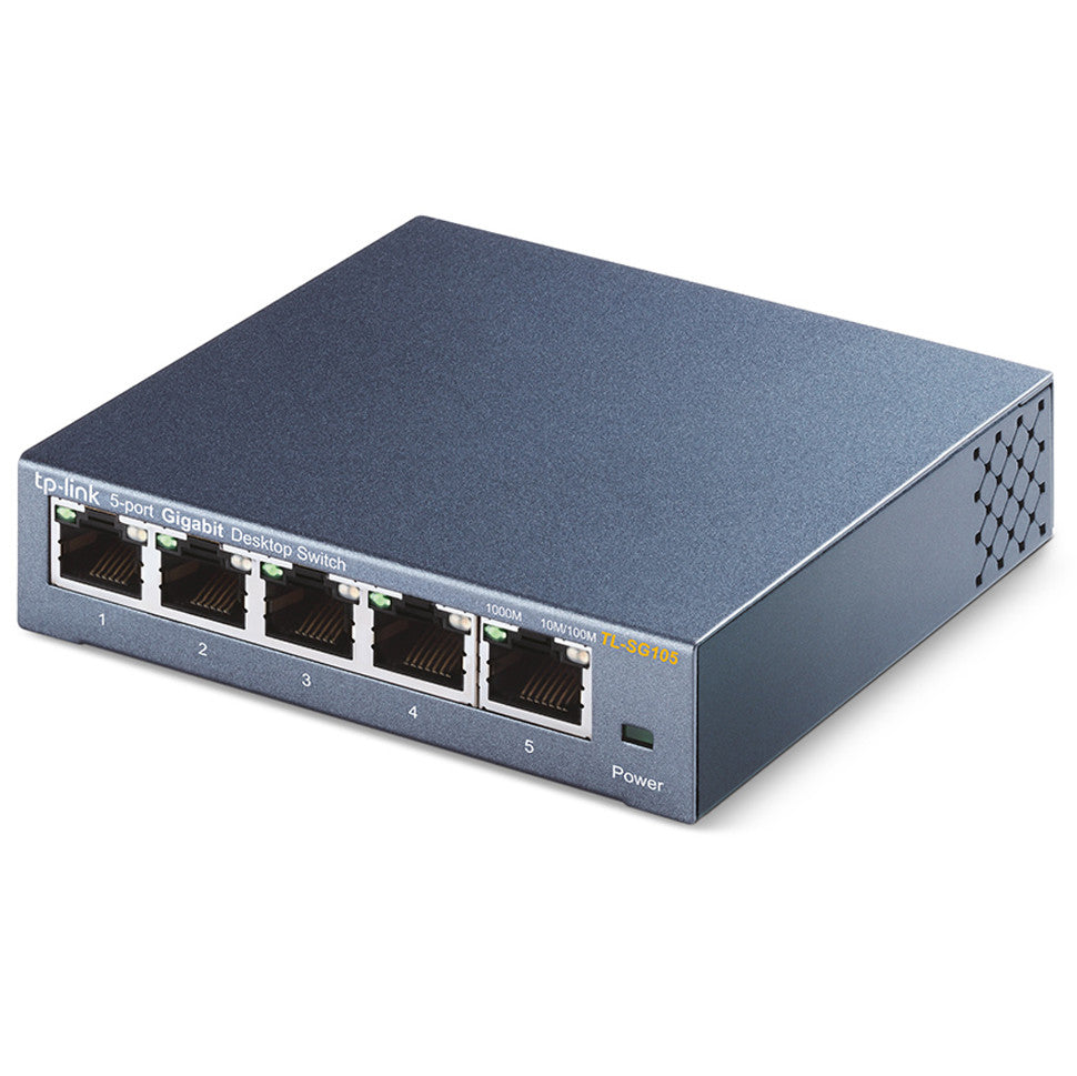 Switch Gigabit TP-Link TL-SG105, 5 Puertos, Carcasa Metálica