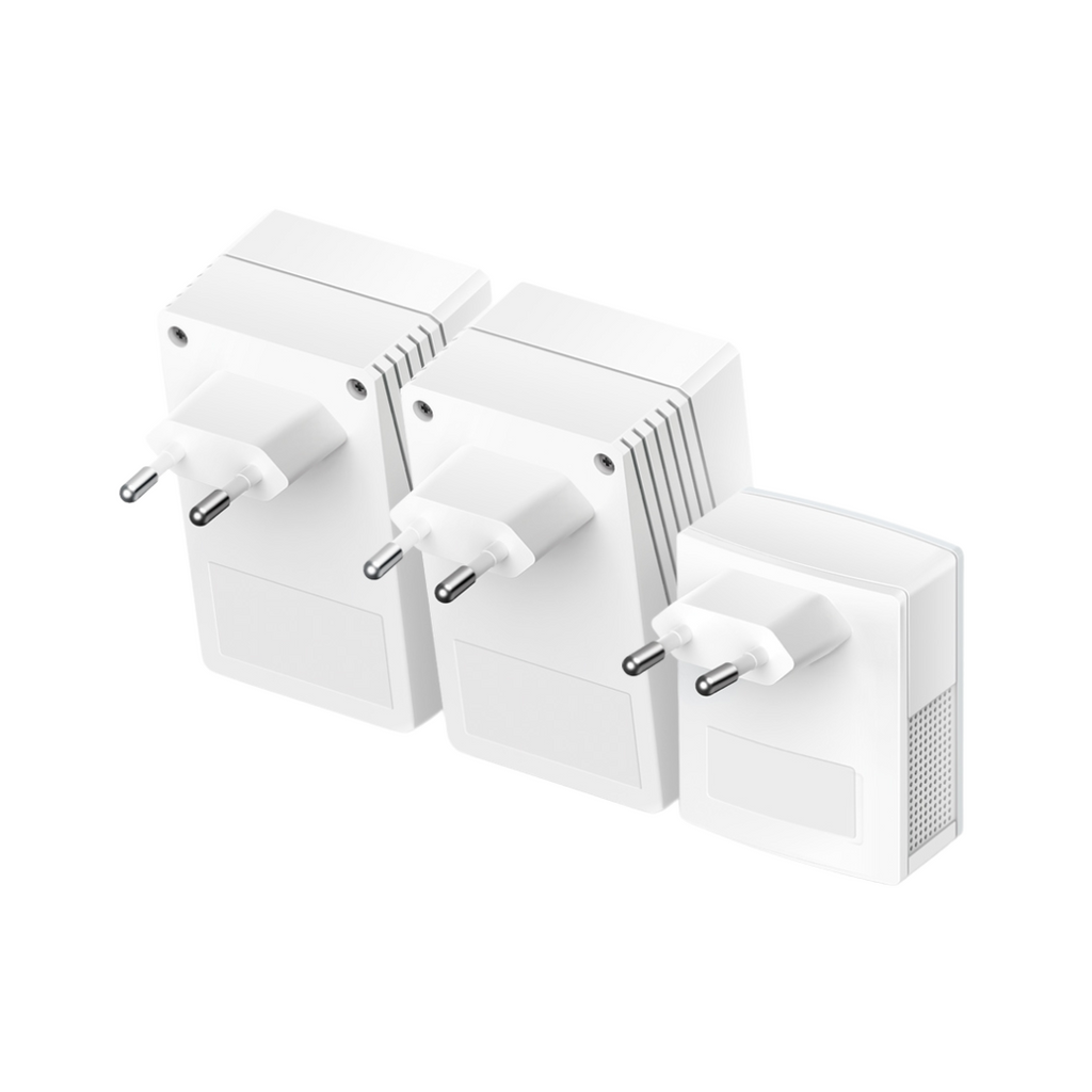 Kit Powerline TP-Link TL-WPA4220T: 3 Adaptadores PLC com Wi-Fi 300 Mbps