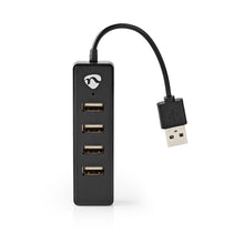 USB Hub | 4 USB 2.0 Ports Black