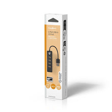 USB Hub | 4 USB 2.0 Ports Black