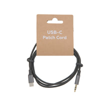 Cable de Audio USB-C a 3.5mm - Cubierta de Nylon Gris y Sonido Hi-Fi - 1 m