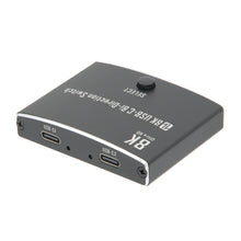 USB-C 1x2 Bidirectional Switch 3.1 8K