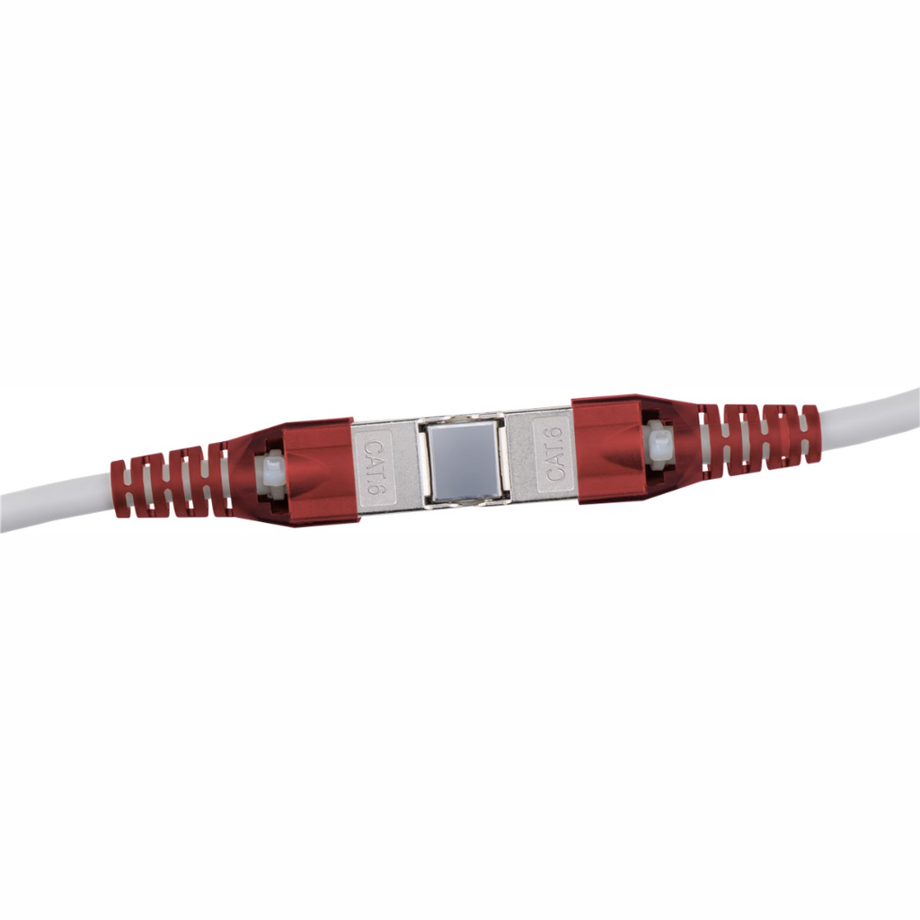 Tool-less cable connector CAT 6, shielded STP