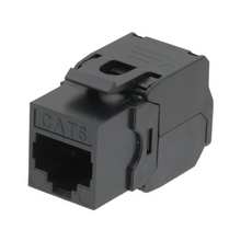 Cabo RJ45 UTP Keystone Cat.6 Preto Sem Ferramentas