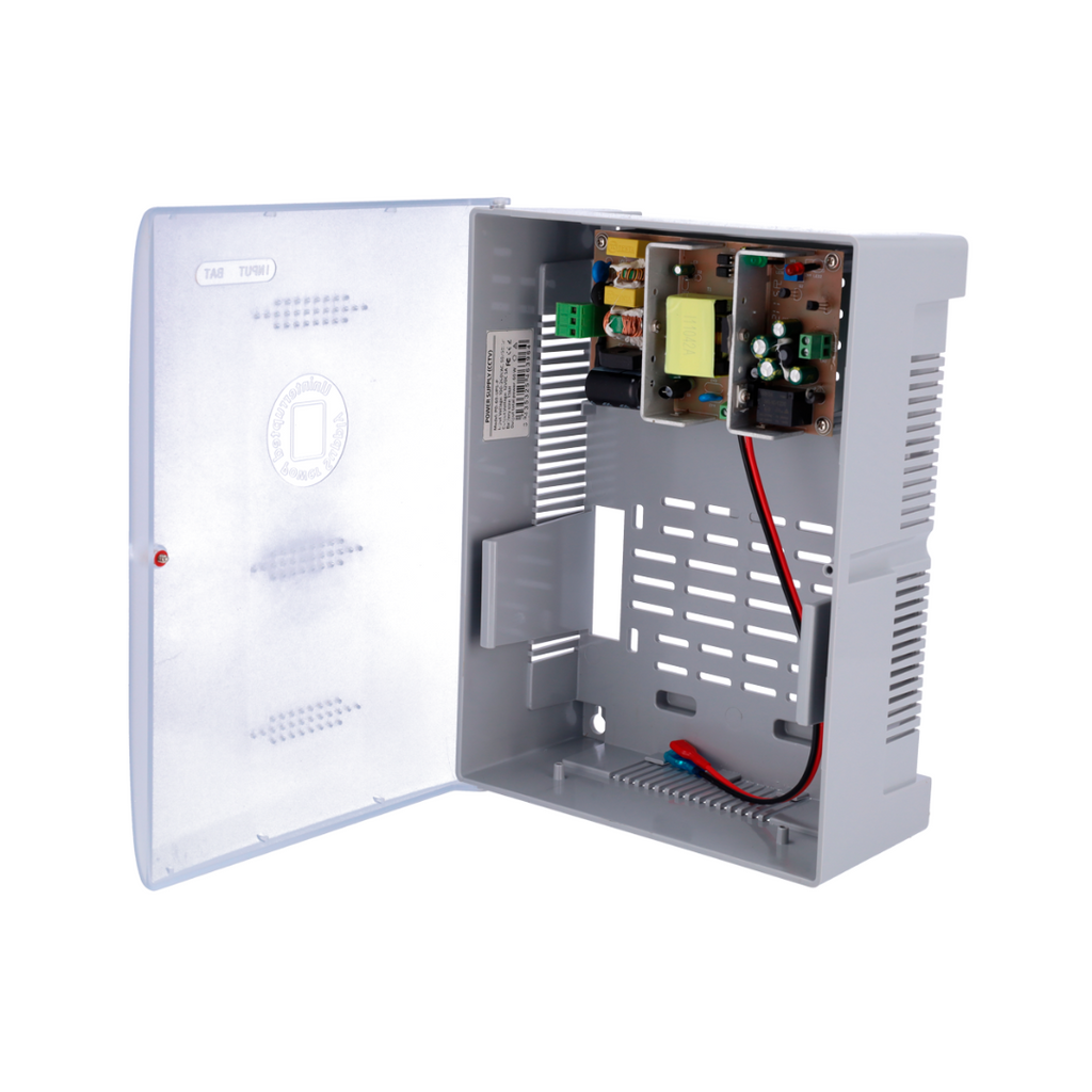 Caja de distribución de alimentación 1 entrada AC 100-240 V 50/60 Hz Tensión de salida DC 12V 5A Caja de plástico