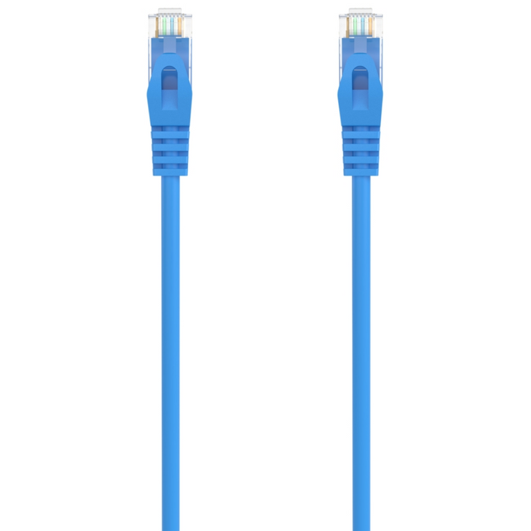 RJ45 LSZH Cat.6A 500 Mhz UTP AWG24 Patch Cable, Blue, 25cm