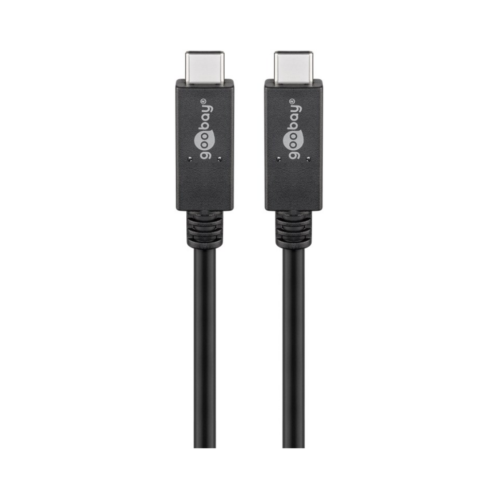 Cabo USB 3.2 Geração 2x2 (20 Gbps) de 1 m, preto