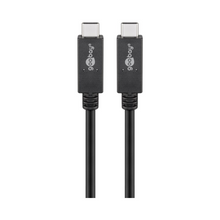 Cabo USB 3.2 Geração 2x2 (20 Gbps) de 1 m, preto