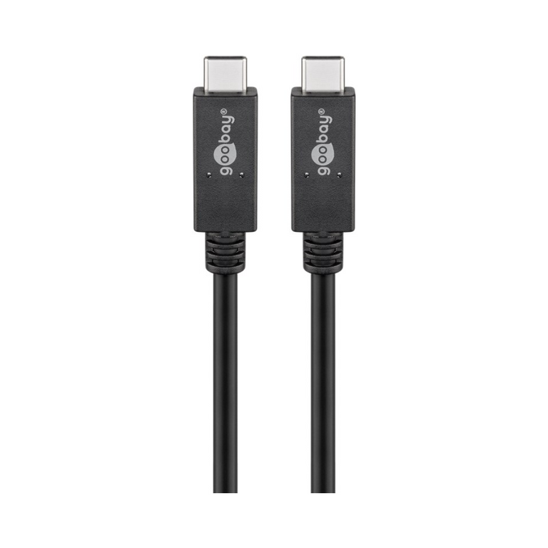 Cabo USB 3.2 Geração 2x2 (20 Gbps) de 1 m, preto