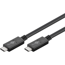 Cabo USB 3.2 Geração 2x2 (20 Gbps) de 1 m, preto