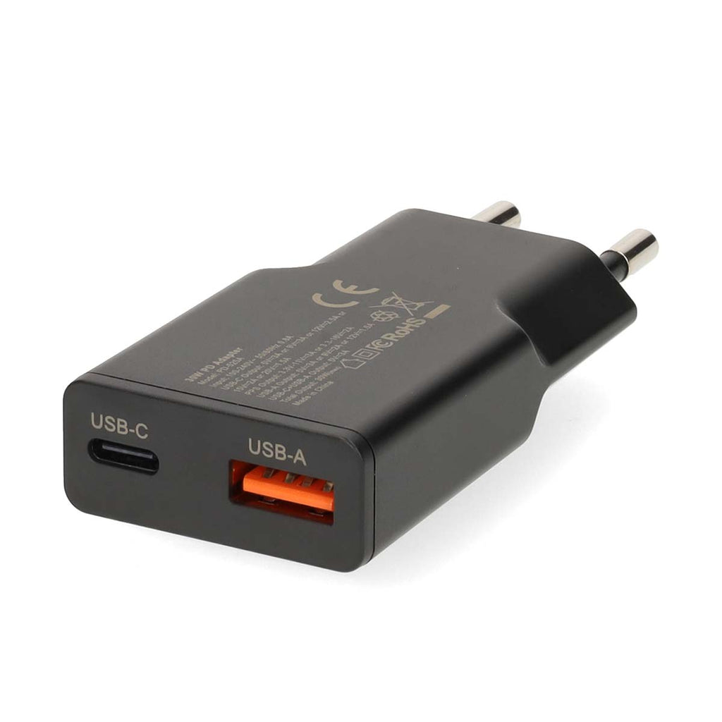 20W Wall Charger | Number of Outputs: 2 | USB-A / USB-C™ | USB-C™ (Loose) Cable | 1.50 m
