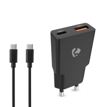 20W Wall Charger | Number of Outputs: 2 | USB-A / USB-C™ | USB-C™ (Loose) Cable | 1.50 m