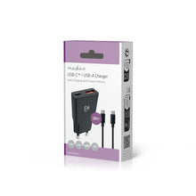20W Wall Charger | Number of Outputs: 2 | USB-A / USB-C™ | USB-C™ (Loose) Cable | 1.50 m
