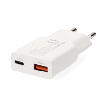 20W Wall Charger | Number of Outputs: 2 | USB-A / USB-C™ | USB-C™ (Loose) Cable | 1.50 m