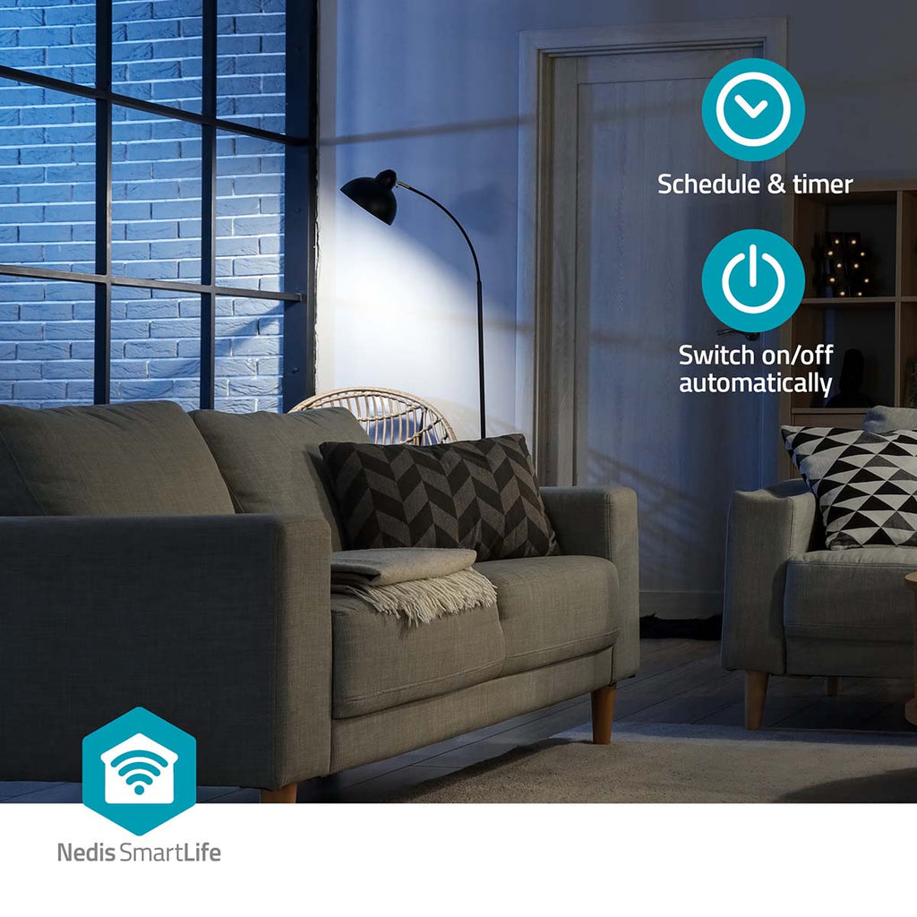 Enchufe Inteligente SmartLife Wi-Fi | IP21 | Medidor de potencia | 3680 W | Type F (CEE 7/3) | 0 - 55 °C | Android™ / IOS | Blanco | 1 uds