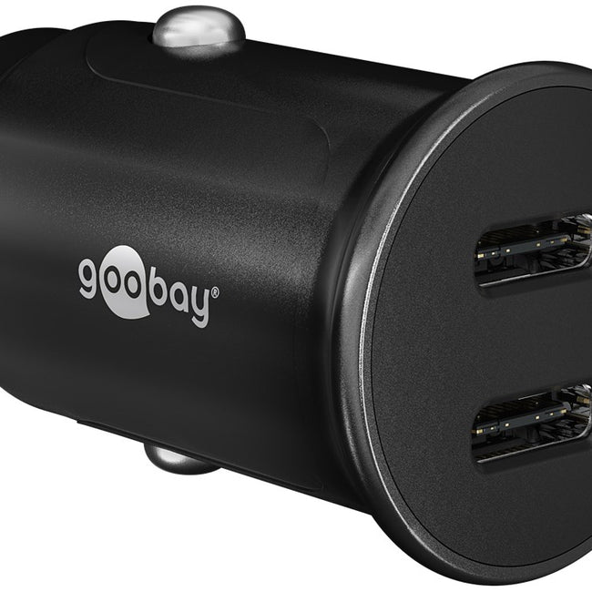 Cargador rápido automático con doble USB-C™ PD (Power Delivery) (30 W)