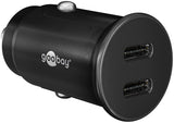 Cargador rápido automático con doble USB-C™ PD (Power Delivery) (30 W)