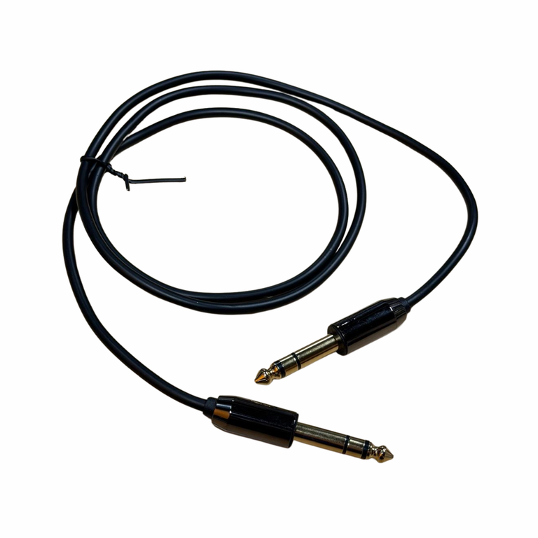 Cable Jack 6.35mm ST to Jack 6.35mm ST M/M 1m