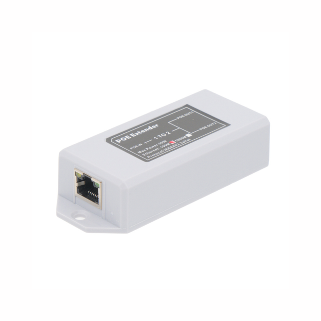 PoE/PoE+ Extender/Injector - IP68 - 802.3af/at 30W up to 100m 