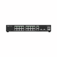 Reyee 16-Port PoE Cloud Managed Switch 802.3af/at + 2 SFP + 2 RJ45 Uplink