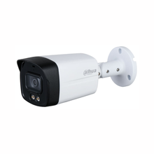 Cámara bullet HDCVI 2MP Dual Light IR y luz cálida 40 m Dahua HAC-HFW1200TLM-IL-A, vista lateral