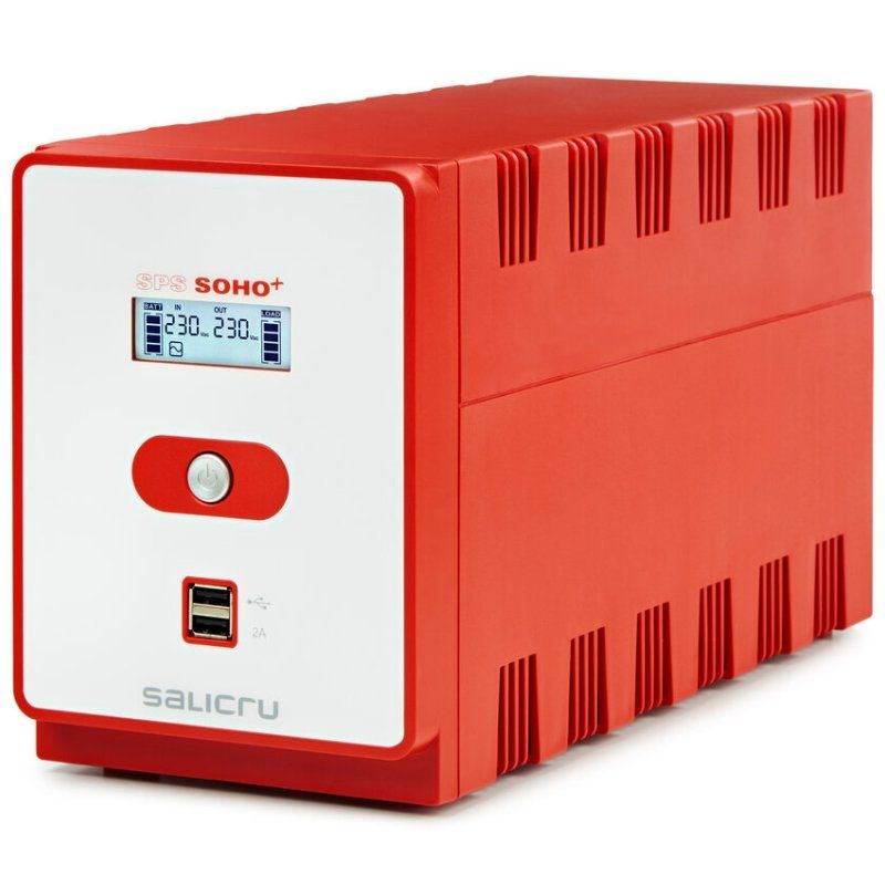 SAI Línea Interactiva Salicru SPS 1200 Soho+/ 1200va-720w/ 4 Salidas/ Formato Torre
