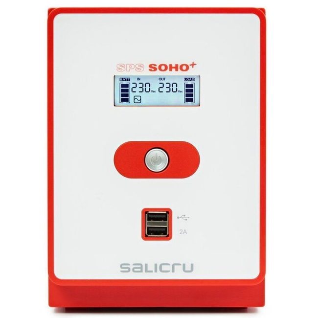 SAI Salicru SPS 1200 SOHO+ 1200 VA/720 W · 4 Saídas · Torre